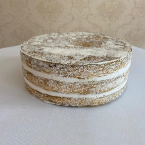 190125 - BOLO NAKED CAKE ACHATADO M 28X28X10CM 