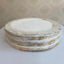 190127 - BOLO NAKED CAKE ACHATADO GG 45X45X10CM 