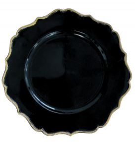 150101 - SOUSPLAT PRETO MELAMINA 33CM