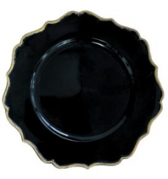 150101 - SOUSPLAT PRETO MELAMINA 33CM