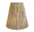 090302 - LUMINÁRIA CÔNICA BEGE SISAL 13X25X26CM