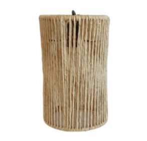 090304 - LUMINÁRIA BEGE SISAL M 19X30CM