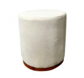 310821 - PUFF REDONDO OFFWHITE 40X43CM