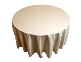 020204 - TOALHA BEGE 3.00MTS REDONDA GORGURÃO