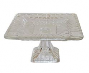 131311 - SUPORTE DE VIDRO QUADRADO 19X19X10CM