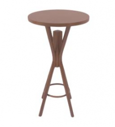 310563 - MESA BISTRÔ DE MADEIRA 60X60X104CM