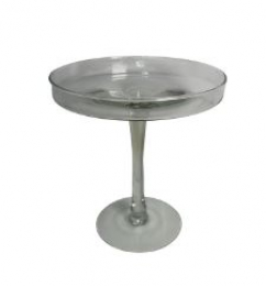 131313 - SUPORTE DE VIDRO REDONDO M 25X28CM