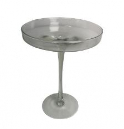 131314 - SUPORTE DE VIDRO REDONDO G 25X34CM