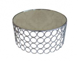 200104 - BOLEIRA PRATA BOLINHA 29X13CM