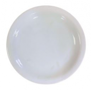 270401 - PRATO BRANCO DE SOBREMESA 19CM