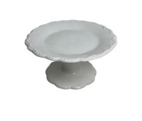 130103 - SUPORTE BRANCO EM CERÂMICA 13X22CM