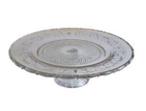 131309 - SUPORTE DE DOCES VIDRO 30X10CM