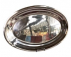 260202 - TRAVESSA OVAL INOX M 47X32X03CM