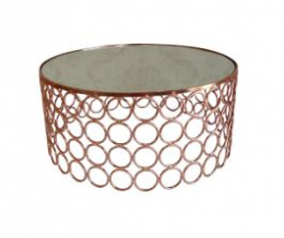 200305 - BOLEIRA ROSE BOLINHA 29X13CM