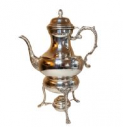 260802 - SAMOVAR PRATA LISO 1 LITRO