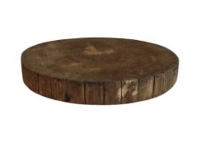 200504 - BOLEIRA ESTILO BOLACHA TRONCO 34X06CM