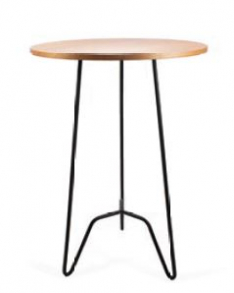 310744 - MESA BISTRÔ RAYON REDONDO BASE DE FERRO 70X100CM