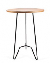 310744 - MESA BISTRÔ RAYON REDONDO BASE DE FERRO 70X100CM