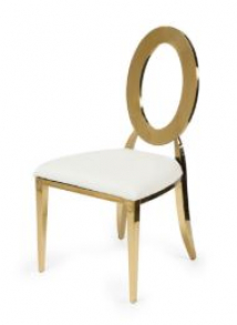 310746 - CADEIRA DUBAI DOURADA 49X50X98CM