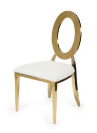 310746 - CADEIRA DUBAI DOURADA 49X50X98CM