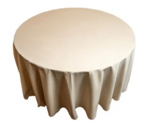 020107 - TOALHA BEGE 2.80M REDONDA GORGURÃO