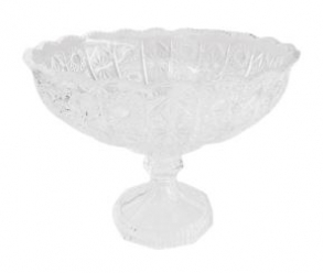 260221 - TRAVESSA CRISTAL FLORES (C/ AVARIA) 27X21CM