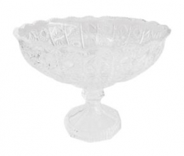 260221 - TRAVESSA CRISTAL FLORES (C/ AVARIA) 27X21CM