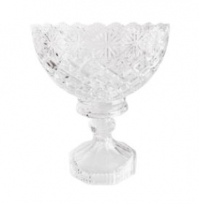 260220 - TRAVESSA ALTA CRISTAL GIRASSÓIS 20X24CM