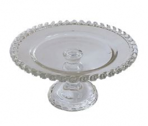 131307- SUPORTE DE VIDRO CORAÇÃO 19X10CM