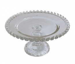 131307- SUPORTE DE VIDRO CORAÇÃO 19X10CM