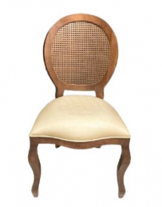 300404- CADEIRA MEDALHÃO C/ TELA 0.51X0.49X1.01M