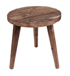 260728 - SUPORTE MADEIRA BANQUETA PÉ PALITO 26X28CM