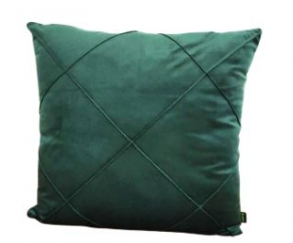 321006 - ALMOFADA VERDE FLORESTA LOSANGO 50X50CM