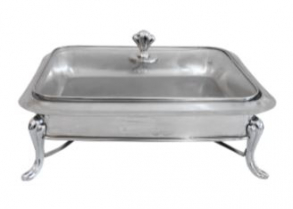 261106 - RECHAUD RETANGULAR MOLHO INOX 3,5LITROS 38X30X19