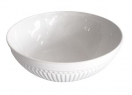 260102 - TIGELA BRANCA PORCELANA 25X10CM