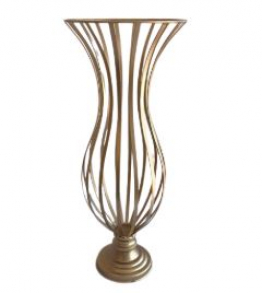 120808 - VASO DOURADO CHAPA FINA 25X61CM 