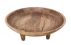 260730 - SUPORTE DE MADEIRA BOWL RASO 30X13CM