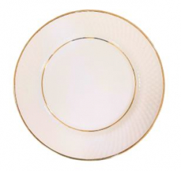 270407 - PRATO FILETE GOLD DE SOBREMESA 20CM