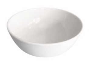 260111 - TIGELA BRANCA LISA PORCELANA 20X09CM