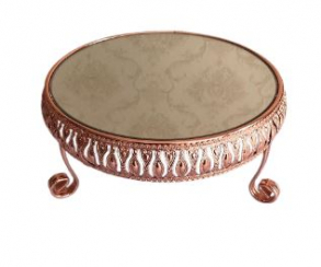 130411 - SUPORTE DE DOCE ROSE MARROCOS 26X13CM 