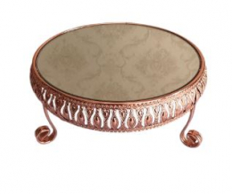 130411 - SUPORTE DE DOCE ROSE MARROCOS 26X13CM 