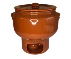 260902 - RECHAUD DE BARRO M 7LTS 30X25CM