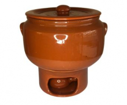 260902 - RECHAUD DE BARRO M 7LTS 30X25CM