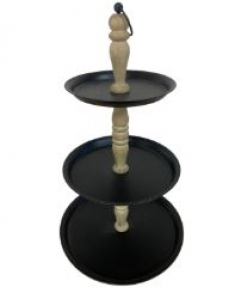 260750 - BAILARINA METAL PRETA NEW ERA 35X60CM