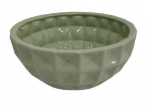 260103- TIGELA VERDE X CERÂMICA 26X13CM