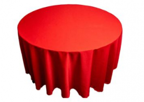 020404 - TOALHA VERMELHA 2,40MTS REDONDA OXFORD 