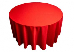 020404 - TOALHA VERMELHA 2,40MTS REDONDA OXFORD 