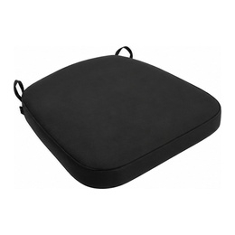 321203 - ALMOFADA PRETA CADEIRA TIFFANY 40X40X03CM