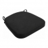 321203 - ALMOFADA PRETA CADEIRA TIFFANY 40X40X03CM