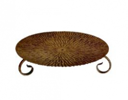 130816 - SUPORTE DE FERRO ENVELHECIDO 30X08CM